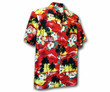 Diamond Head Sunset Red Boy's Hawaiian Shirt