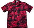 Island Monarchy Red Hawaiian Shirt