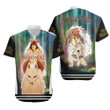 Princess Mononoke San And Moro-No-Kimi Brave Warriors Gift for Mononoke Hime Fans Hawaiian Shirt