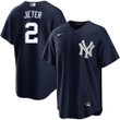 Men's Derek Jeter New York Yankees Alternate Navy Jersey