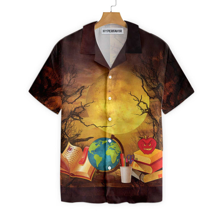 This Is My Scary Teacher Costume Teacher Hawaiian Shirt, Halloween Shirt For Teachers, Unique Teacher Gift Idea