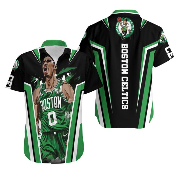 Boston Celtics Jayson Tatum Design Hawaiian Shirt