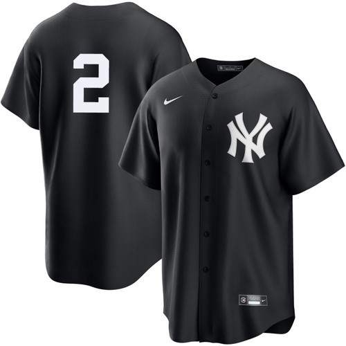 Men's Derek Jeter New York Yankees Black Player Jersey
