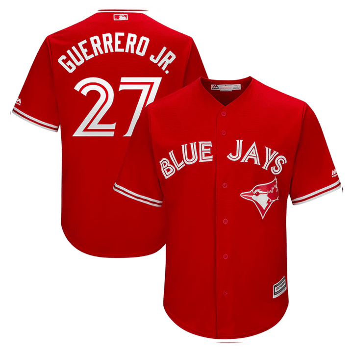 Men's Vladimir Guerrero Jr. Toronto Blue Jays #27 Jersey - Red