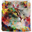 Rainbow Cat Bedding Set , Comforter Set