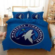 Basketball Minnesota Timberwolves Basketball #6 Duvet Cover Quilt Cover Pillowcase Bedding Set Bed Linen Home Decor , Comforter Set