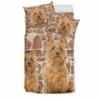 Australian Terrier Dog Print Bedding Set , Comforter Set