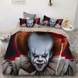 Stephen King It Chapter Two 2 Pennywise Scary Clown #8 Duvet Cover Quilt Cover Pillowcase Bedding Set Bed Linen , Comforter Set