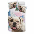 American Bulldog Print Bedding Set , Comforter Set