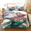 Frozen Anna Elsa Princess #22 Duvet Cover Quilt Cover Pillowcase Bedding Set Bed Linen Home Bedroom Decor , Comforter Set