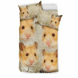 Amazing Golden Hamster Print Bedding Sets , Comforter Set