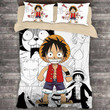 Comic One Piece #4 Duvet Cover Quilt Cover Pillowcase Bedding Set Bed Linen Home Decor , Comforter Set