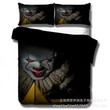 Stephen King It Chapter Two 2 Pennywise Scary Clown  #4 Duvet Cover Quilt Cover Pillowcase Bedding Set Bed Linen , Comforter Set