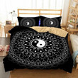 Mandala Yin Yang 3D Customize Bedding Set/ Duvet Cover Set/  Bedroom Set/ Bedlinen , Comforter Set