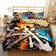 Pile Of Guitars 3D Customize Bedding Set Duvet Cover SetBedroom Set Bedlinen , Comforter Set