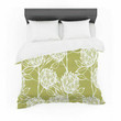 Gill Eggleston &amp;quot;Protea Olive White&amp;quot; Green Flowers Featherweight3D Customize Bedding Set Duvet Cover SetBedroom Set Bedlinen , Comforter Set
