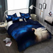 Swan In Moonlight 3D Customize Bedding Set Duvet Cover SetBedroom Set Bedlinen , Comforter Set