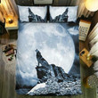 Wolf Howling At Moon #092143D Customize Bedding Set/ Duvet Cover Set/  Bedroom Set/ Bedlinen , Comforter Set