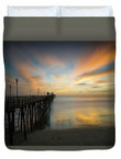 Oceanside Pier Sunset 3D Personalized Customized Duvet Cover Bedding Sets Bedset Bedroom Set , Comforter Set