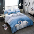 Pair Ofwans On A Lake 3D Customize Bedding Set Duvet Cover SetBedroom Set Bedlinen , Comforter Set