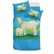 Goats 3D Customize Bedding Set Duvet Cover SetBedroom Set Bedlinen , Comforter Set