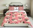 Pug Lovers Design  | kings3D Customize Bedding Set/ Duvet Cover Set/  Bedroom Set/ Bedlinen , Comforter Set