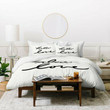 Lisa Argyropoulos Hello Love On White Duvet Cover Bedding Sets , Comforter Set