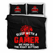 Sleep With A Gamer  3D Customized Bedding Sets Duvet Cover Bedlinen Bed set , Comforter Set