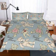 Household Goods Teddy Bear Theme Digital Printing Bedding EXR6380 , Comforter Set