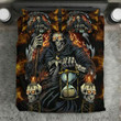 Snm Super King Poker Skull Bedding Set Cover EXR7628 , Comforter Set