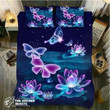 Default  Lotus And Butterflys3D Customize Bedding Set/ Duvet Cover Set/  Bedroom Set/ Bedlinen , Comforter Set