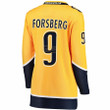 Filip Forsberg Nashville Predators Wairaiders Women's Premier Breakaway Player- Gold Jersey