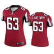 Atlanta Falcons #63 Chris Lindstrom Red Legend Jersey