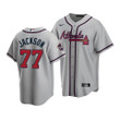 Atlanta Braves Luke Jackson #77 2021 MLB All-Star Game PatchGray Jersey