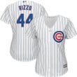 Anthony Rizzo Chicago Cubs Majestic Women's Cool Base Player- White Jersey
