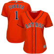 Carlos Correa Houston Astros Majestic Women's Cool Base Player- Orange Jersey