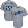 Clayton Kershaw Los Angeles Dodgers Majestic Road icial Cool Base Player Replica- Gray Jersey