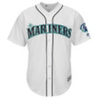 Felix Hernandez Seattle Mariners Majestic Griffey Retirement Day Patch Cool Base Player- White Jersey