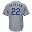 Clayton Kershaw Los Angeles Dodgers Majestic Cool Base Player- Gray Jersey