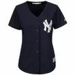 Aaron Judge New York Yankees Majestic Women's Fashion Cool Base Player- Navy Jersey