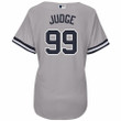 Aaron Judge New York Yankees Majestic Women's Road Cool Base Replica Player- Gray Jersey