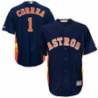 Carlos Correa Houston Astros Majestic icial Cool Base Player- Navy Jersey