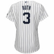 Babe Ruth New York Yankees Majestic Women's Cool Base Player- White Jersey