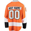 Men's Philadelphia Flyers Wairaiders Home Breakaway Custom Jersey - Orange