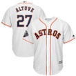 Jose Altuve Houston Astros Majestic 2019 World Series Bound Official Cool Base Player Jersey - White , MLB Jersey
