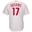Rhys Hoskins Philadelphia Phillies Majestic Home Official Cool Base Player Jersey - White , MLB Jersey