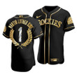 Men's Colorado Rockies Martin Luther King Black Special Golden Edition Jersey , MLB Jersey