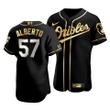 Men's Baltimore Orioles Hanser Alberto #57 Golden Edition Black  Jersey , MLB Jersey