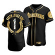 Men's Seattle Mariners Martin Luther King Black Special Golden Edition Jersey , MLB Jersey