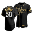 Men's Tampa Bay Rays Charlie Morton #50 Gold Edition Black  Jersey , MLB Jersey